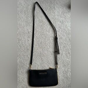 Michael Kors Black and Gold Crossbody Bag
